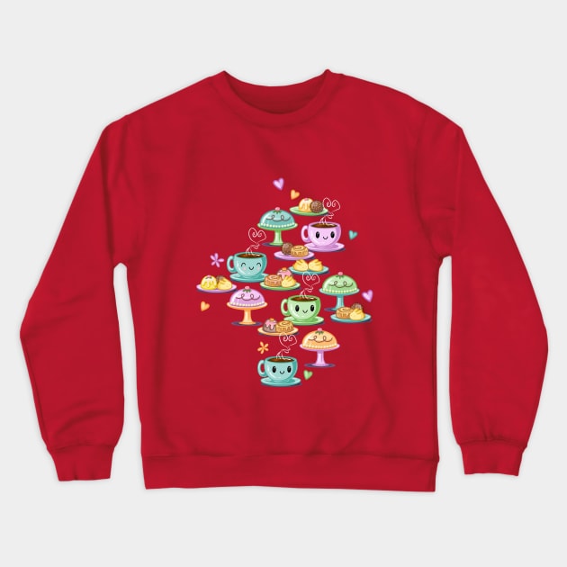 Happy Coffee Break! Crewneck Sweatshirt by ElephantShoe